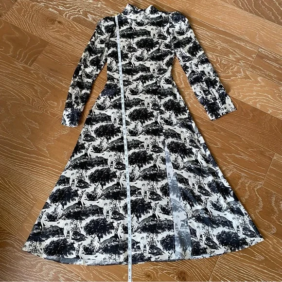 Reformation Maple Dress Elysian 100% Silk Size 0